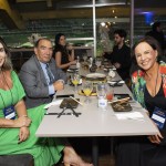 Ana Teixeira e Marilberto França, da Affinity Seguro, e Angela Barros, da TOP DMC Viagens e Turismo
