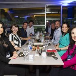 Claudia Candido, do Blue Tree, Mariana Campos, da Air Europa, Alexandre Pinto, da Shift, Jeverson Zanini, da Avant Garde, Marco Lourenço, da Queensbery, Sidney Alonso, da Avant Garde, Renato Kiste, da Shift, Claudia Shishido, da Air Europa, e Chieko Aoki, do Blue Tree