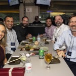 Helen Assis, da KLM, Paulo Cruz e Anderson Salva, da Air France-KLM, Danilo Barbizan, da Delta, e Fabio Lessa e Manuel Flahault, da Air France-KLM