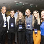 Helena Faccioli (Pontes Hotéis), Caroline Gobbo (Befly), Christian Sá (Meliã Hotels), Patrícia Veiga (Flytour Franchising), Ancelmo Leão (Bourbon Hotels)