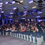 A MSC realizou uma cerimônia de abertura para os agentes no teatro do navio A MSC realizou uma cerimônia de abertura para os agentes no teatro do navio