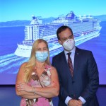 Inês Sarro, da Eventos e Inventos ao lado de Adrian Ursilli, da MSC Cruzeiros Inês Sarro, da Eventos e Inventos ao lado de Adrian Ursilli, da MSC Cruzeiros