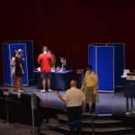Além dos espetáculos diários no estilo Broadway, o teatro também funciona para a realização dos testes de Covid Além dos espetáculos diários no estilo Broadway, o teatro também funciona para a realização dos testes de Covid