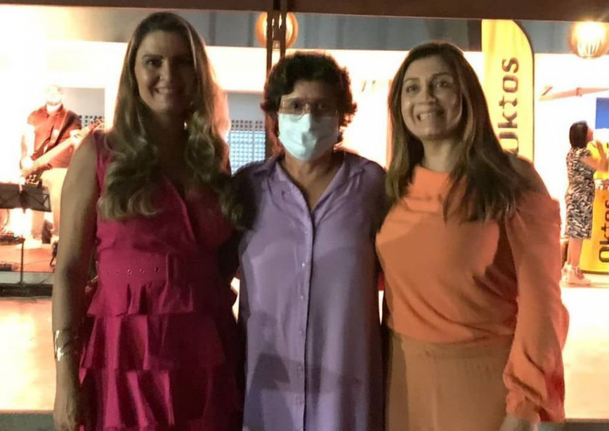 Abav-RN, Natal CVB e Sindetur-RN promovem festa de confraternização 2 Diretora de eventos da Abav-RN, Jarbiana Costa, Secretária de turismo do RN, Ana Maria da Costa e presidente da Abav-RN, Michelle Pereira