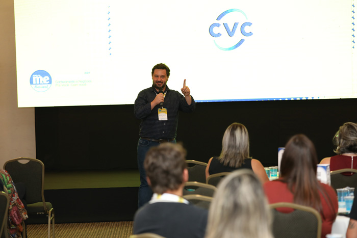 Fabrizio Cavallini, Gerente Nacional de vendas da CVC Corp aproveitou para incentivar as vendas dos agentes.