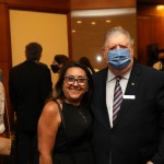 Glaucia Sangiovanni, da ABIH-SP, e Fernando Guinato, do Sheraton Glaucia Sangiovanni, da ABIH-SP, e Fernando Guinato, do Sheraton