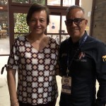 Ana Gonzalez, do Magic Village, com Miguel Del Aguila, da North America