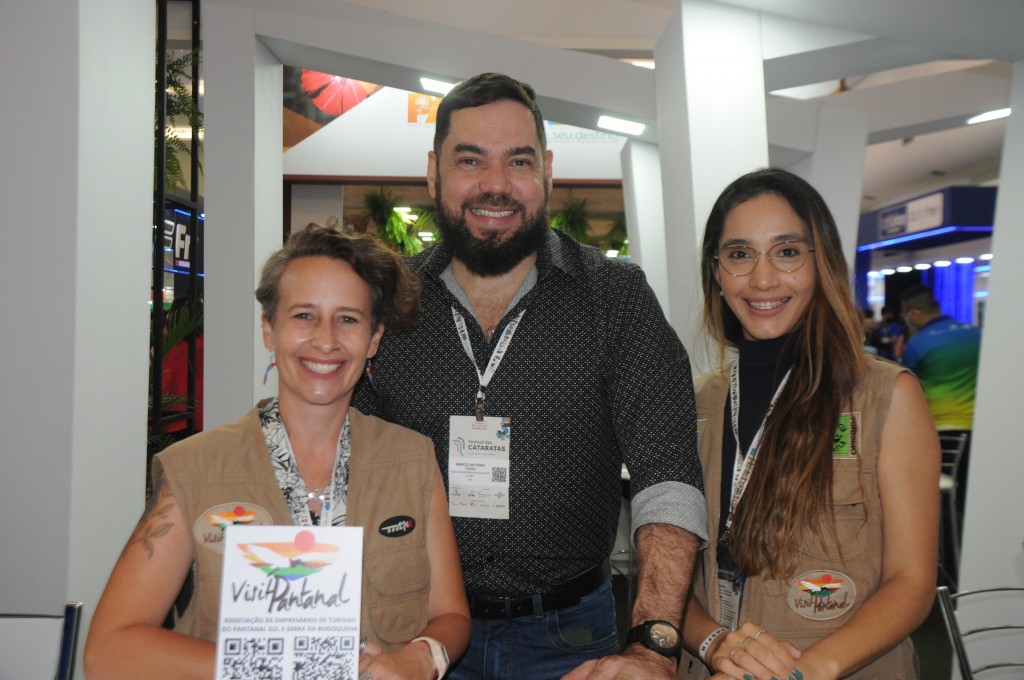 Juana Alvim, Marco Tiago e Thais Ishy, do Mato Grosso do Sul