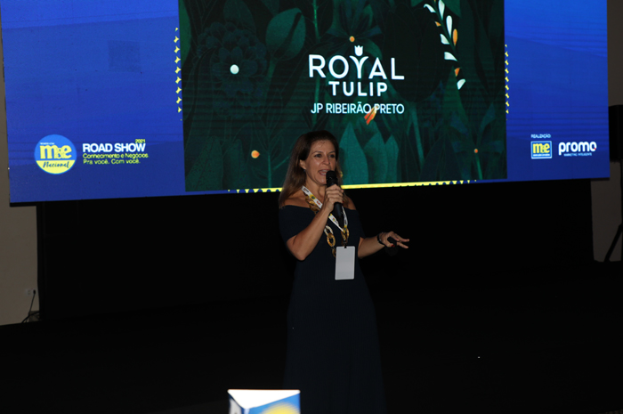 Roadshow M&E Nacional encerra viagem pelo Brasil por Ribeirão Preto (SP) 4 Luciana Marotta Guimaraes, Gerente comercial do Royal Tulip JP Ribeirão Preto.