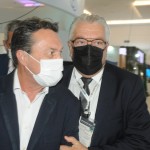 Marcio Nunes, secretário de Turismo do Paraná, com Paulo Angeli, secretário de Turismo de Foz