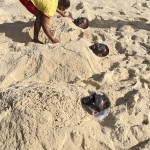 O homens da famtour brasileira experimentaram o tratamento com lama do Mar Morto. Foto: Ana Azevedo