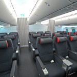 A Premium economy oferece 21 assentos.