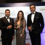 Raphael de Lucca, Jacqueline Ledo e Carlos Antunes, da Copa Airlines Raphael de Lucca, Jacqueline Ledo e Carlos Antunes, da Copa Airlines