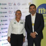 Rosa Masgrau, do M&E, com Alexandre Pereira, secretário de Turismo de Fortaleza
