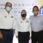 Sérgio Gouvêa, da Promo, Rosa Masgrau, do M&E, e Gustavo Jarussi, diretor Presidente e CEO do Pestana Hotel Group no Brasil