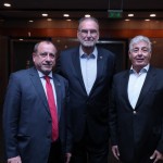 Toni Sando, da Unedestinos, Ibrahim Georges, da IT Mice, e Caio Calfat, da ADIT Toni Sando, da Unedestinos, Ibrahim Georges, da IT Mice, e Caio Calfat, da ADIT