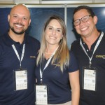 Wesley Lavezzo, Deborah Abilhoa e Reno de Paula, da Orinter