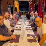 O primeiro jantar do famtour aconteceu no restaurante Puerto Cristal, em Puerto Madero