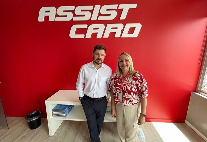 Alexandre Camargo e Mônica Queiroz, da Assist Card Brasil.
