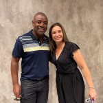 Esequiel Santos, da OFB, e Romina Rauch, da Unique Hotels