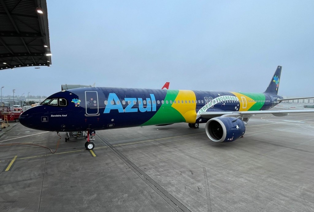 Azul recebe novas aeronaves com pintura especial brasileira; veja fotos 1 WhatsApp Image 2021-12-27 at 14.34.39 (2)