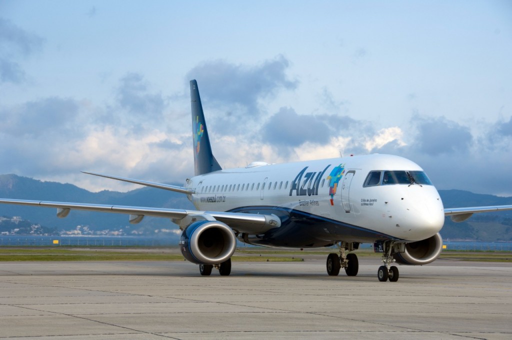 Azul se despede da primeira aeronave de sua frota a voar pelo Brasil 1 azul