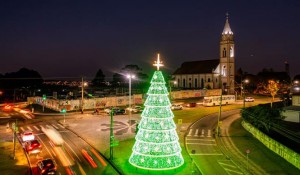 Curitiba ganha roteiros para apreciar as mais de 30 árvores de Natal
