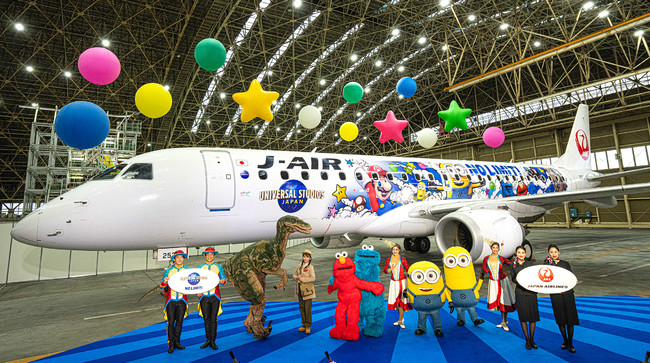 Japan Airlines lança pintura especial em celebração ao Universal Studios Japan 1 JAL-x-Universal-Studios-Japan-Jet