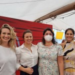 Carolina Stolf, diretora de vendas Accor; Jiovana Alves, Rede Belmondo, Milagros Ochoa, PromPeru Brasil e a Carolina Moganes, diretora regional América do Sul da Rede Belmond