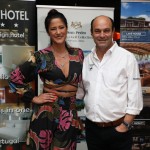 Mylene Keiko, do Pinguim App, e Pedro Ribeiro, do Dom Pedro Hotels & Golf Collection