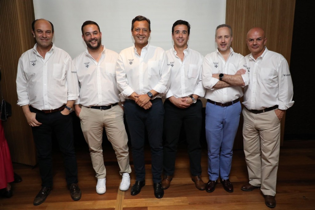 Portugal United promove roadshow para 100 agentes de viagens em São Paulo 1 Pedro Ribeiro, do Dom Pedro Hotels, Francisco Capote da Silva, da Onyria Quinta da Marinha Hotel, André Araújo, do Palácio Estoril, José Igreja, da Vila do Conde, Miguel Cymbron, da Vip Hotels, e Pedro Areias, da Transalpino Viagens & Turismo
