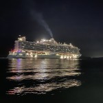 MSC Seaside saiu de Santos e chegou à Ilhabela no domingo (6)