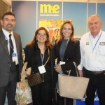 Alexandre Pereira, Valeria Cavalcante e Leilian Vasconcelos, de Fortaleza, com Roy Taylor, do M&E