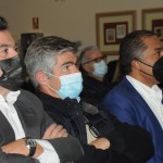 Alexandre Pereira, secretário de Turismo de Fortaleza, Gonçalo Rebelo, do Vila Galé, e Claudio Junior, do BTM