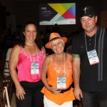 Ana Paula, Rose Camargo, Ivan Ferreira,  da RVC Viagens