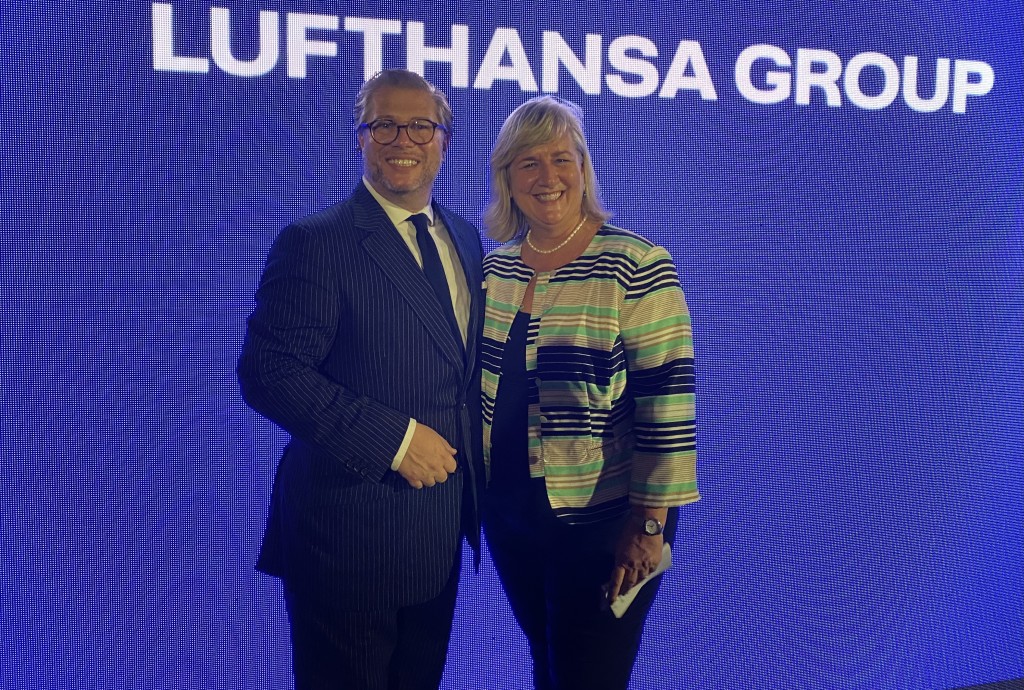 Lufthansa feiert Rio-München-Flug in der Deutschen Botschaft