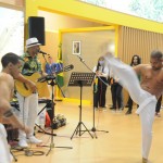 Capoeira direto de Salvador para o estande da Embratur