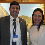 Carlos Brito, presidente da Embratur, e Roberta Werner, diretora do Rio CVB