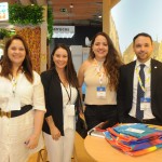 Celia Regina, de Foz, Thais Krebs, do Floripa CVB, Brenda Silveira, de Porto de Galinhas CVB, e André Reis, da Embratur