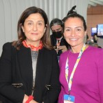 Christine Ourmières-Widener, CEO da TAP, com Roberta Werner, do Rio CVB