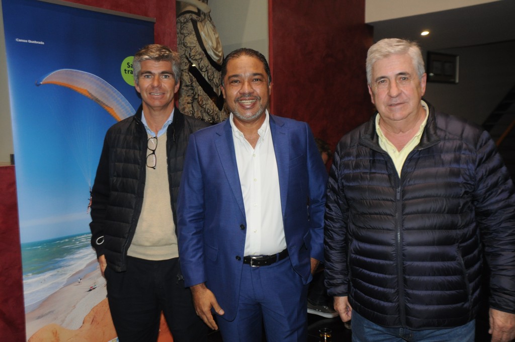 Claudio Junior, da BTM, com Gonçalo e Jorge Rebelo, do Vila Galé