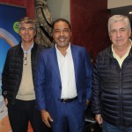 Claudio Junior, da BTM, com Gonçalo e Jorge Rebelo, do Vila Galé