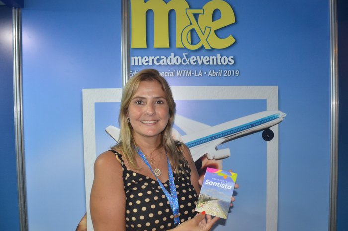 Santos apresenta Passaporte Santista durante a Avirrp 1 A secretária de Turismo de Santos, Selley Storino apresentou a mais nova ação do destino.