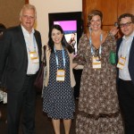 Edmar Bull, VP da Abav-SP, Juliana Assumpção, da Abav SP, e Viviane Amadei e Matt Teixeira, da Best Western