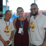 Erly de Jesus, da Turisrio, e Helena Fortes e Pedro Dias, da Setur-RJ