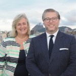 Felipe Bonifatti, diretor geral do Grupo Lufthansa para América Latina e Caribe, e Annette Taeuber, diretora da Lufthansa para o Brasil 2
