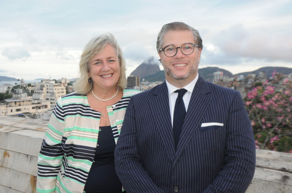 Grupo Lufthansa abre rota inédita para Munique e chega a 19 voos semanais no Brasil Felipe Bonifatti, diretor geral do Grupo Lufthansa para América Latina e Caribe, e Annette Tauber, diretora da Lufthansa para o Brasil 2