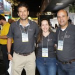 Fernando Gagliardi, Michelle Berenguel e Raul Monteiro, do Meliã Hotels