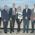 Florian Pöstch, de Munique, Felipe Bonifatti, da Lufthansa, Dirk Augustin, cônsul, Annette Taeuber, da Lufthansa, Bruno Kazuhiro, secretário de Turismo do Rio, e Alexandre Monteiro, do RIOgaleão Florian Pöstch, de Munique, Felipe Bonifatti, da Lufthansa, Dirk Augustin, cônsul, Annette Taeuber, da Lufthansa, Bruno Kazuhiro, secretário de Turismo do Rio, e Alexandre Monteiro, do RIOgaleão