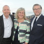 Florian Pöstch, do Aeroporto de Munique, com Annette Taeuber e Felipe Bonifatti, da Lufthansa Florian Pöstch, do Aeroporto de Munique, com Annette Taeuber e Felipe Bonifatti, da Lufthansa
